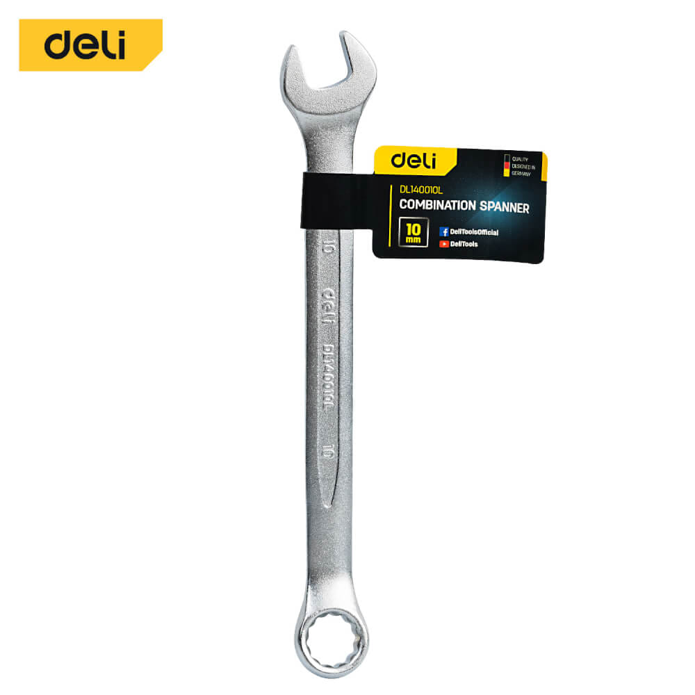 ประแจปากตาย DELI EDL140010L-SL-01 10มม_0